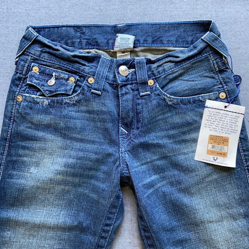 TRUE RELIGION Men’s Jeans 27” x 34”, Straight, NEW